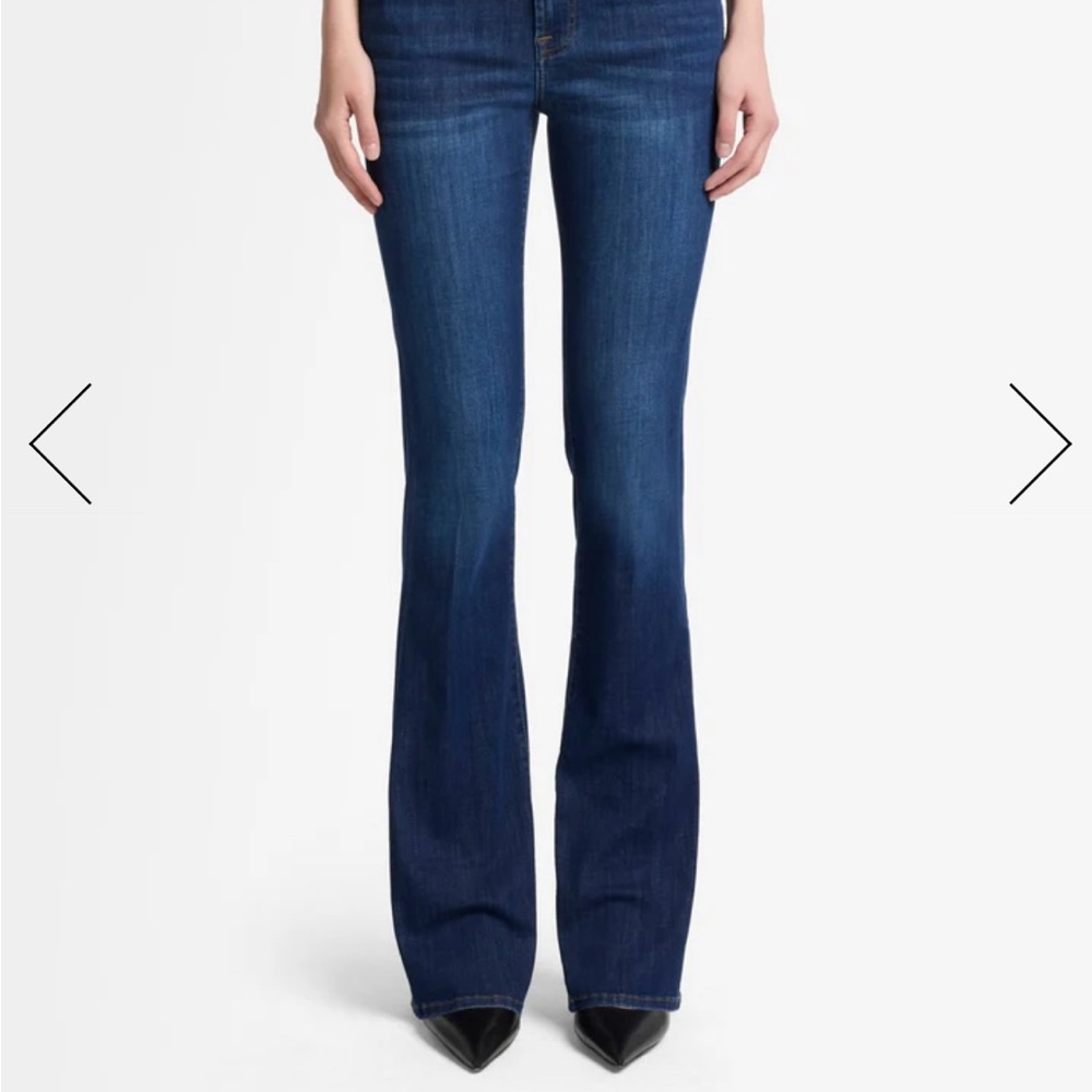 7 For All Mankind “Blair” Blue Boot Cut Jeans -25 - Picture 4 of 12